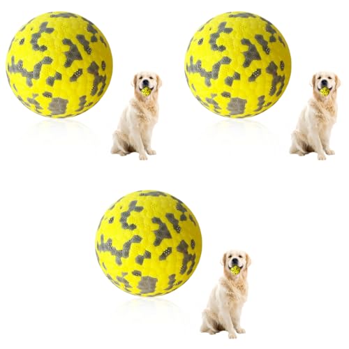 Qpets® 3 inch Dog Ball Durable Toy Balls Bouncy Toys Molar Chew Lightweight TPU Football for Dogs High Bounce Interactive Ball for Large Medium Small Birthday Gifts 3 PCS Qpets® 3 inch Dog Ball Durable Toy Balls Bouncy Toys Molar Chew Lightweight TPU Football for Dogs High Bounce Interactive Ball for Large Medium Small Birthday Gifts 3 PCS